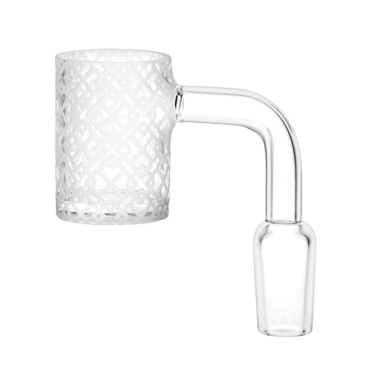 Interlocking Diamonds 14mm Quartz Banger