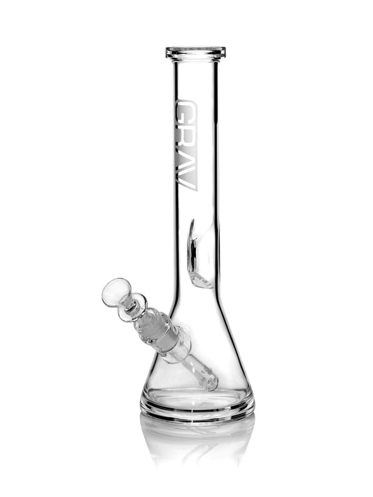 GRAV® Clear Beaker Base Water Pipe