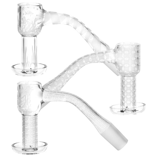 No Weld 45° Etched Quartz Terp Slurper Banger